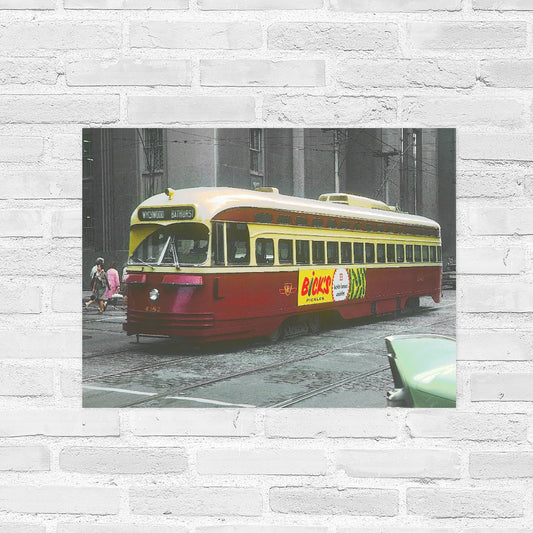 Limited Edition Old TTC Streetcar Print